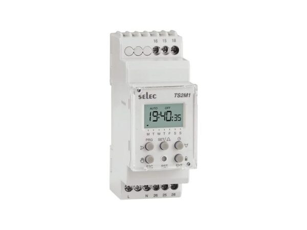 TS2M1-1-16A | 1 Channel – Din Rail Daily/Weekly – Selec