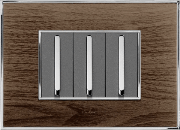 Platina Cover Plates Teak Wood Lisha