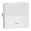 UNS32DP2M_WE | Switch, Unica Pure, with indicator, 2-pole 1-way, 32A, 2 modules, pillar terminals, white – Schneider Electric