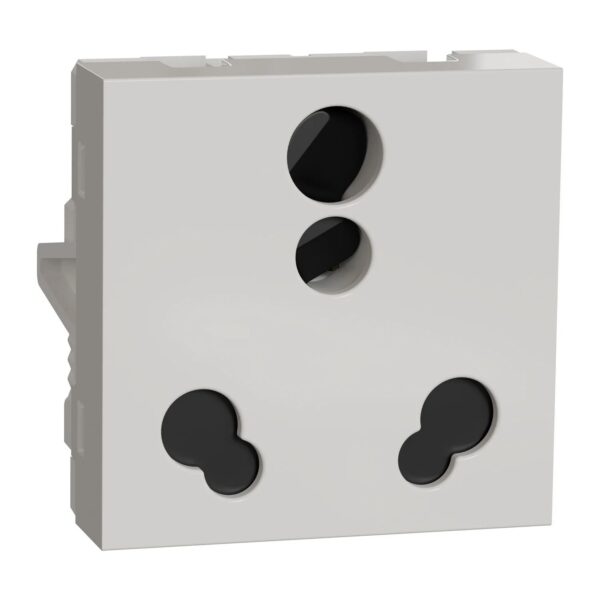 UNS616SK2M_WE_IOP-def_WD19_1500x1500.jpg UNS616SK2M_WE | Double socket-outlet, Unica Pure, 2P + E, 6/16A, 2 modules, polar white – Schneider Electric