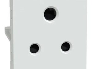 UNS6SK3P2MNS_WE | Socket-outlet, Unica Pure, mechanism, 2P + E, 6A, with shutter polar white – Schneider Electric