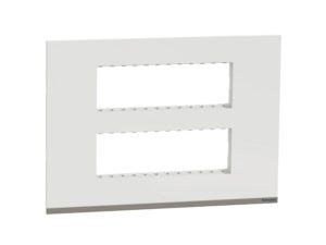 UNSCP12M_WE | Cover Frame, Unica Pure, with fixing frame, 2 gangs, 2 x 6 modules, polar white – Schneider Electric