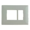 X0703 | Opale cover frame with fixing frame 3 modules white – Schneider Electric