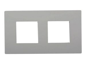 X0704 | Opale cover frame with fixing frame 4 modules white – Schneider Electric
