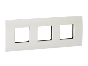 X0706 | Opale cover frame with fixing frame 6 modules white – Schneider Electric
