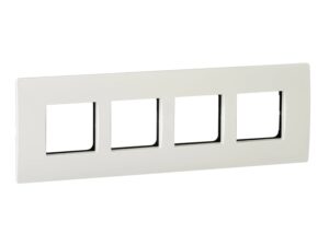 X0708 | Opale cover frame with fixing frame 8 modules white – Schneider Electric