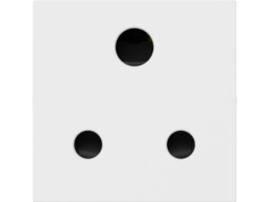 X2005WHNS | Socket outlet with shutters, Opale, 3 Pin, 6A, white – Schneider Electric