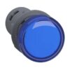 XA2EVM6LC | round pilot light Ø 22 – blue – integral LED – 220 V AC – screw clamp terminals – Schneider Electric