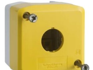 XALK01 | Empty enclosure, plastic, yellow lid for push button Ø22, 1 cut-out – Schneider Electric