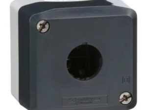XALD01 | Empty enclosure, plastic, dark grey lid, for push button Ø22, 1 cut-out – Schneider Electric