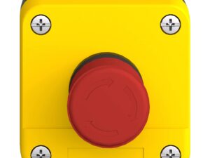 XALJ01C | 1 emergency switch off w yellow box – Schneider Electric