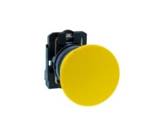 XB5AC51N | Push button, Harmony XB5N XB7N, plastic, mushroom, yellow, 40mm, spring return, unmarked, 1 NO – Schneider Electric