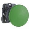 XB5AC31N | Push button, Harmony XB5N XB7N, plastic, mushroom, green, 40mm, spring return, unmarked, 1 NO – Schneider Electric