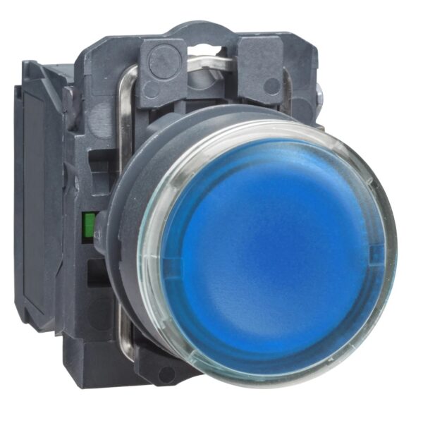 XB5N_CP250923048_1500x1500.jpg XB5AW36M1N | Illuminated pushbutton, Harmony XB5N XB7N, plastic, flush, blue, 22mm, spring return, 230V AC, 1 NO – Schneider Electric