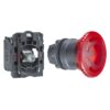 XB5AW74B2N | Illuminated emergency switching off push button, Harmony XB5N XB7N, plastic, red, 40mm, turn to release, 24V AC DC, 1 NC – Schneider Electric