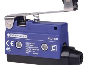 XCJ128C | Long flat lever, roller end plunger – Telemecanique Sensors