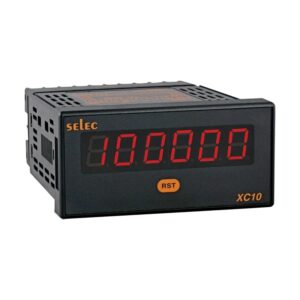 XC10D | 6 DIGIT LED COUNT TOTALISER, 48X96MM – Selec