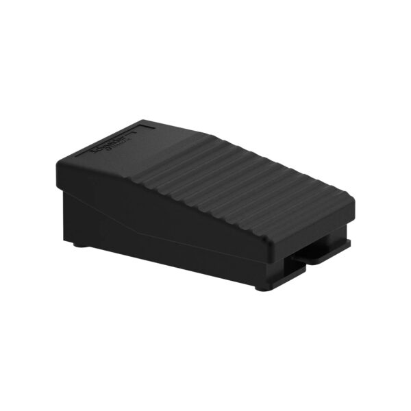 XPEA110 | Single foot switch, plastic, black, without cover, 1 NO + 1 NC – Schneider Electric