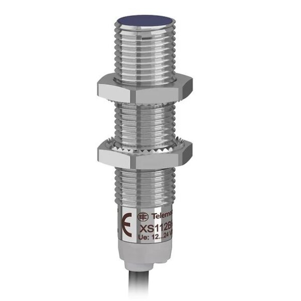 XS112BHPAL2.jpg XS112BHPAL2 | Inductive sensor XS1 M12, L49mm, brass, Sn4mm, 12..24VDC, cable 2m – Telemecanique Sensors