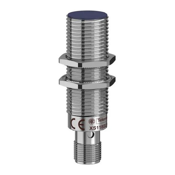 XS118BHPAM12.jpg XS118BHPAM12 | Inductive sensor XS1 M18, L64mm, brass, Sn8mm, 12..24VDC, M12 – Telemecanique Sensors