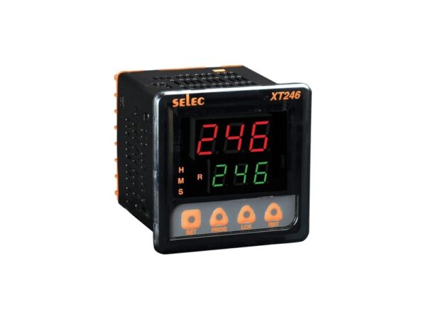 XT246 | DUAL DISPLAY, 9 TIME RANGES, 72X72MM – Selec