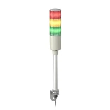 XVGM3S.jpg XVGM3S | Tower Light – RAG – 24V – LED Based – W. Buzzer – Tube mounting with “L” bracket – Schneider Electric