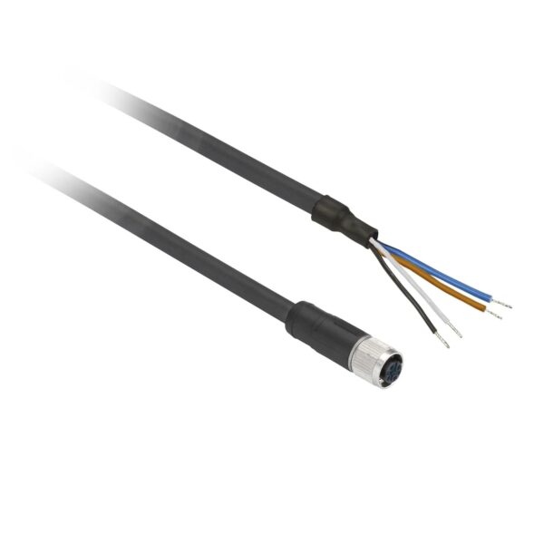 XZ_524_CPMFS17008_1500x1500.jpg XZCPV1141L2 | Pre wired connectors XZ, straight female, M12, 4 pins, cable PVC 2 m – Telemecanique Sensors