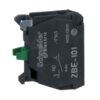 ZBE101 | Single contact block, silver alloy, screw clamp terminal, 1 NO – Schneider Electric