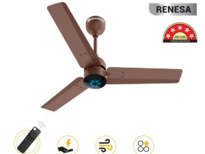 Atomberg Renesa 900 mm BLDC Ceiling Fan with Remote Control & LED Indicators | Matt Brown