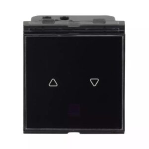 englaze Touch Curtain control Blac Glass | L&T