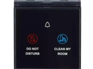 englaze Touch DND/MMR O Unit Black Glass | L&T