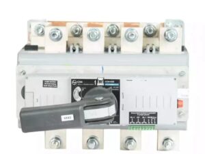 C-Line Motorised Changeover Switch FR4 400A 4P 415V AC Open Execution | L&T