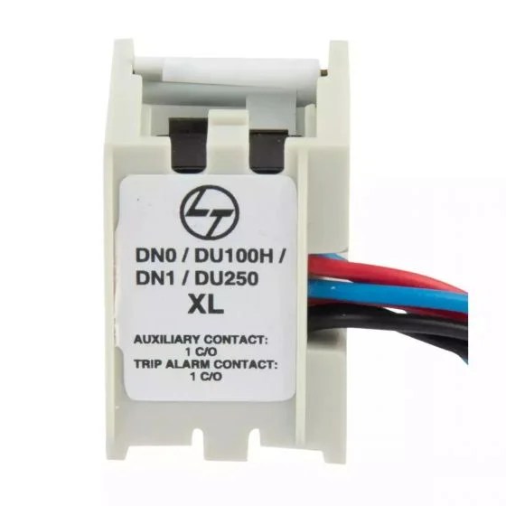 cm97890oooo_acc_dn0_1_du100h_250_atac_1c_o_each_front.jpg DU100D/DU125D/DU100H/DU125H/DU250/DU250C/DN0/DN1 MCCB Accessory Auxiliary+Trip Alarm Contact (1C/O+1C/O Right) | L&T