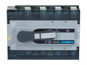 C-Line Manual Changeover Switch FR1 63A 4P 415V AC Open Execution Direct Handle | L&T