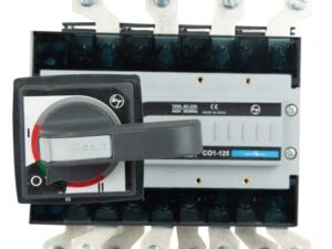 C-Line Manual Changeover Switch FR1 125A 4P 415V AC Open Execution Extended Handle | L&T