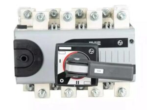 C-Line Manual Changeover Switch FR4 400A 4P 415V AC Open Execution Extended Handle | L&T