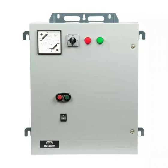 cs91039cogo_mug30w_mug30w380v3050a_front.jpg Three Phase Fully Automatic Star Delta Controller with WLC for Submersible Pump Application,MU-G30W,30HP,FASD | L&T
