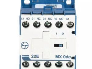 MX0 Mini Control contactor 4A 4P 415V AC 2NO+2NC AC-15 220V DC Coil | L&T