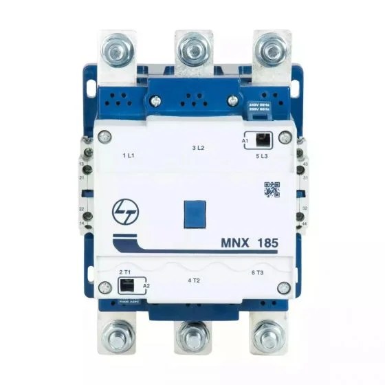 cs94139booo_mnx_185_front.jpg MNX Contactor 185A 3P 415V AC AC-3 415V AC Coil 50/60 Hz | L&T