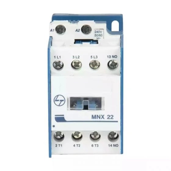 cs94980booo_mnx_22_front.jpg MNX Contactor 22A 3P 415V AC In Built 1NC AC-3 24V AC Coil 50/60 Hz | L&T
