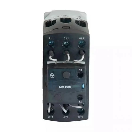cs96149booo_mo_c_60_front.jpg MO C Capacitor Duty Contactor 60kVAr 3P 440V AC In Built 1NO AC-6b 415V AC Coil 50/60 Hz | L&T