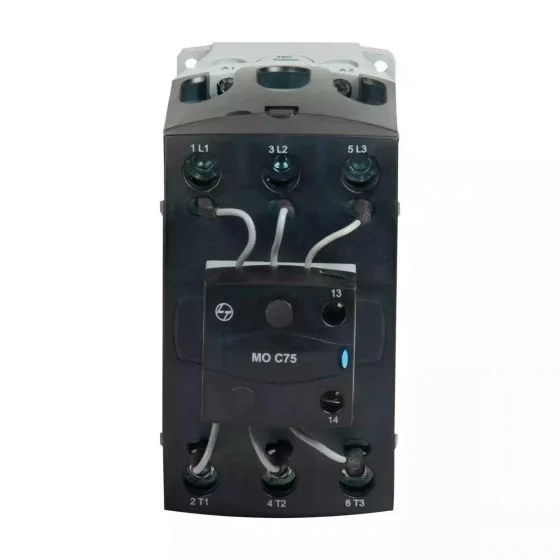cs96150booo_mo_c_75_front.jpg MO C Capacitor Duty Contactor 75kVAr 3P 440V AC In Built 1NO AC-6b 110V AC Coil 50/60 Hz | L&T