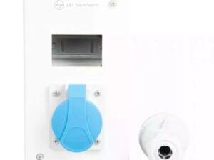 Exora DB Plug & Socket 16A 3 Pin 2 Mod Single Door IP30 Plastic | L&T