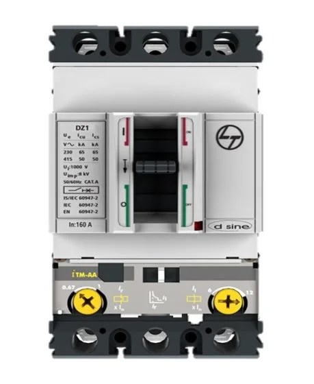 dz1t0020nxc1aoooo.jpg DZ1N MCCB 20 3P 415V AC 50kA Thermal Magnetic 50/60 Hz | L&T