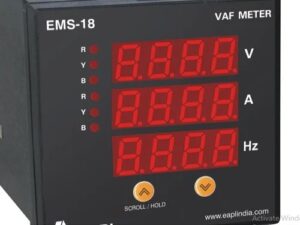 EMS-18 | VAF Meter, Size 96×96, 3Phase 4Wire EAPL