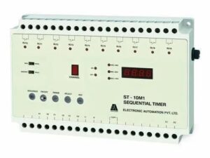 ST10-P1 | 10Channel timer with purging feedback relay, Sequential timer, 1Rly (1C-NO) per chnl EAPL