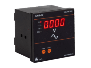 EMS-12 | Volt Meter, Size 96×96, 3Phase 4Wire, Class 1 EAPL