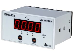 EMS-12a | Volt Meter, Size 96×48, 3Phase 4Wire, Class 1 EAPL