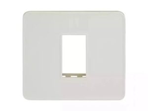 enGem 1 module grid frame + 1 Module Cover White | L&T