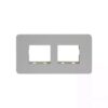 enGem 4 module grid frame + 4 Module Cover White | L&T